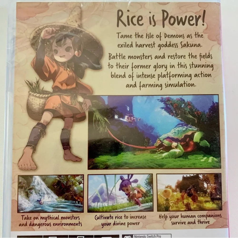 Sakuna of Rice and Ruin Nintendo Switch Game New Sealed